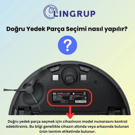 - Wiami FX-9 Robot Süpürge Uyumlu HEPA Filtre- Yedek Parça Seti