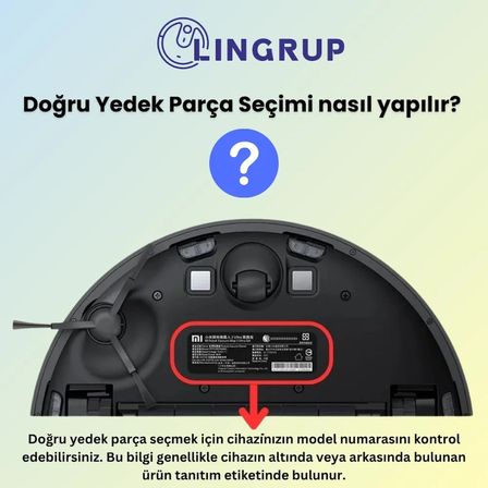 Wiami FX-10 Robot Süpürge Uyumlu Yan Fırça- Yedek Parça