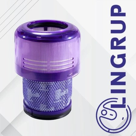 Dyson V12 Detect Slim Absolute Plus Uyumlu Hepa Filtre 1 Adet