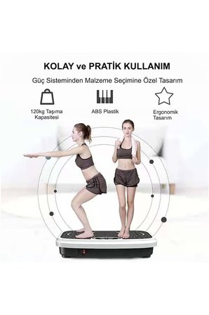 Fitness Egzersiz ve Kondisyon 120 kg Taşıma Titreşimli Yağ Yakma Spor Vücut