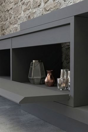 Vista Ayarlanabilir TV Ünitesi 160-270 cm - Uzayabilen TV Sehpası Antrasit
