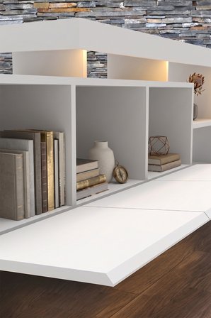 Luma Led Işıklı TV Ünitesi 160 cm - Modern TV Sehpası