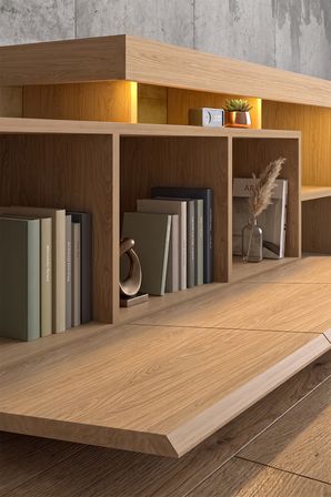 Luma Led Işıklı TV Ünitesi 160 cm - Modern TV Sehpası