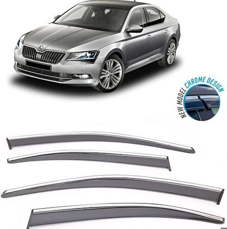 Skoda SuperB Kromlu Cam Rüzgarlığı 2015-2019 arası Sunplex