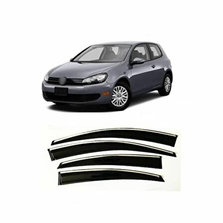 Vw Golf 6 Kromlu Cam Rüzgarlığı 2009-2013 arası Sunplex