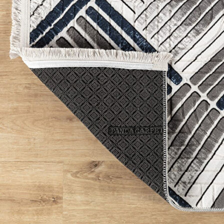 Aries Home Plus Leke Tutmaz Silinebilir Makinede Yıkakabilir Yumuşak Kaymaz Jel Taban Halı