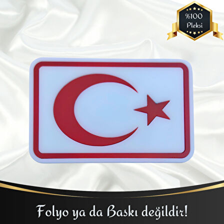 Kuzey Kıbrıs Bayraklı Universal Vidalı Pleksi Panjur Arması Oto Arma Araba Arma Oto Logo Araba Logo