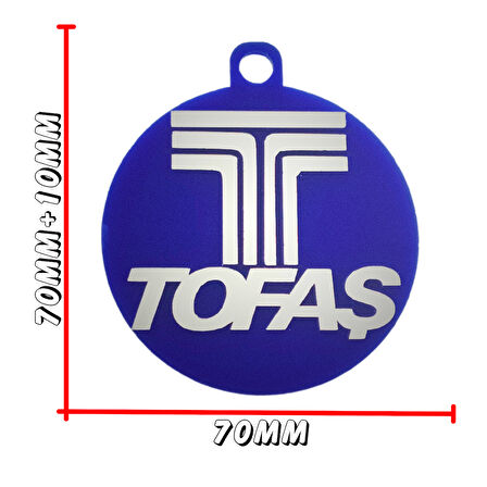 Tofaş Amblemi Vantuzlu Pleksi Cam Süsü Arma Araba Oto Aksesuar Etiketçi Resimlik Model-1