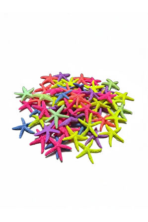 Epoksi Süs Deniz Yıldızı Orta Boy 25 Adet