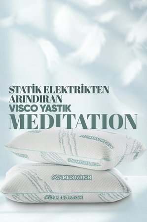 Dinlendirici Anti Statik tombul visco yastık - Stres azaltan konforlu kumaş - Ortopedik Lüx Yastık