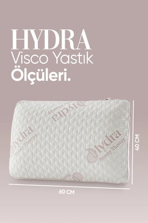 Dinlendirici Tombul Visko Yastık - Ortopedik Hydra Güzellik Yastığı - Hyaluronic Kolajen Yastık
