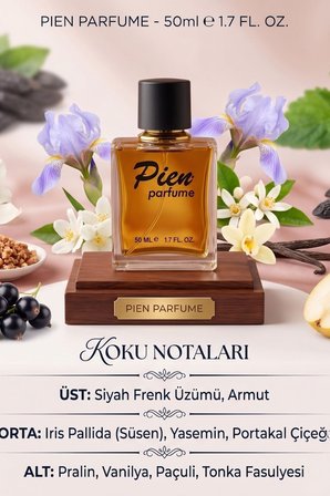 Çekici ve Kalıcı Kadın Parfüm EDP - Beyaz Çiçekler ve Tatlı Kahve Uyumu W 180 Black