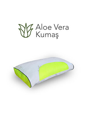 Gold serisi klimalı çocuk yastığı,aloe vera kumaşlı cilt dostu ortopedik Visco parçacıklı yastık yıkanabilir kılıflı 1200 gr