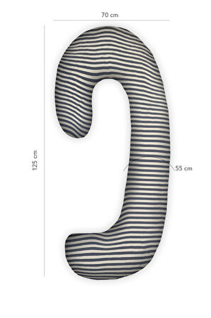 Hamile yastığı,sarılma yastığı aktivite yastığı pamuk kumaş (siyah)