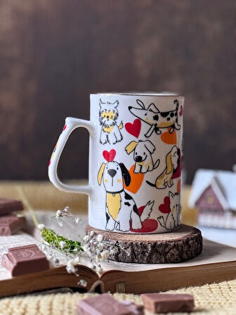 Köpek İnsanıyım Porselen Kupa