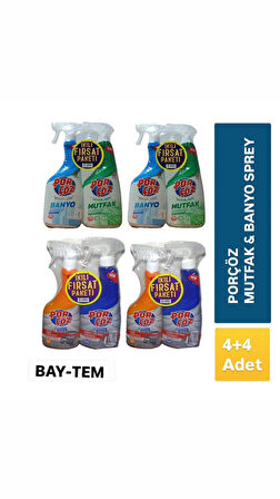 PORÇÖZ 2XMUTFAK&BANYO TEMİZLİK SETİ