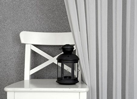 Massarelli Pamuk Dokulu Tül Gri 1-2,5 Orta Sık Pile 