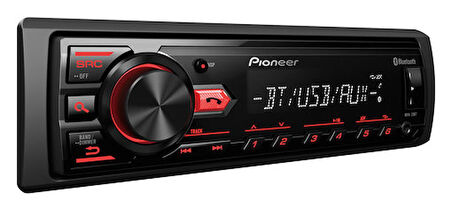 Pioneer Orjinal MVH-29BT Teyp Bluetooth'lu Usb/Aux Girişli