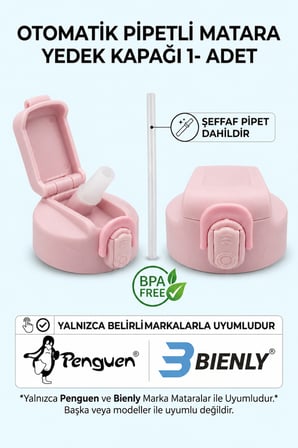 600 ml Çelik Su Matarası Sporcu Matarası Çocuk Pipetli Çelik Suluk Sızdırmaz SUS304 BPA Free