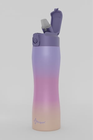 750 ml Çelik Matara Sızdırmaz Kapaklı BPA Free Spor Su Şişesi Sus304 Paslanmaz Çelik