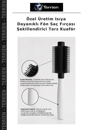 Özel Üretim Isıya Dayanıklı Fön Saç Fırçası Şekillendirici Tarz Kuaför