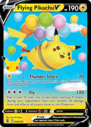 Pokemon Flying Pikachu 190HP Kart
