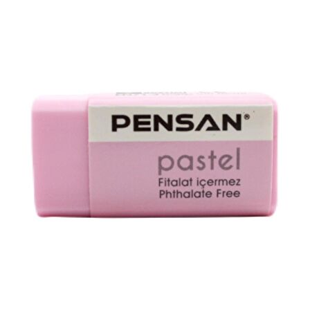 Pensan Orta Boy Silgi Pastel Renkler No:24 (PS24P) 4 Adet