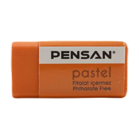 Pensan Orta Boy Silgi Pastel Renkler No:24 (PS24P) 4 Adet