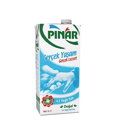 Pınar %1 Yağlı Süt 1 Lt X 6 Adet