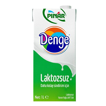 Pınar Denge Laktozsuz Süt 1 Lt 