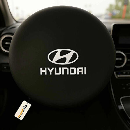Hyundai Modellerine Uygun Direksiyon Koruma Kılıfı - Siyah Penye Kumaş Malzeme