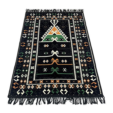 Shark Anadolu Seccade Kilim 16 Siyah