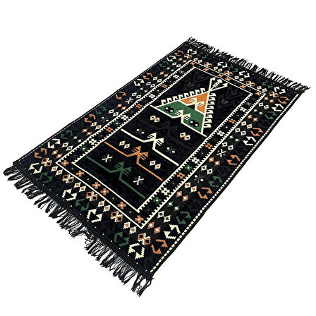 Shark Anadolu Seccade Kilim 16 Siyah