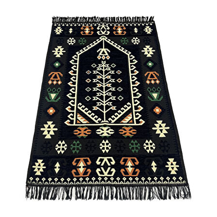 Shark Anadolu Seccade Kilim 17 Siyah