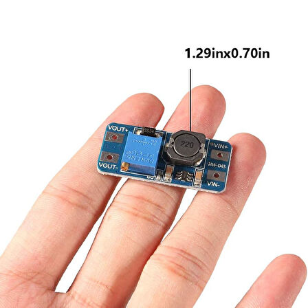 MT3608 2A DC-DC Ayarlanabilir Yükselteç Modül 2-24V to 5/9/12/-28V