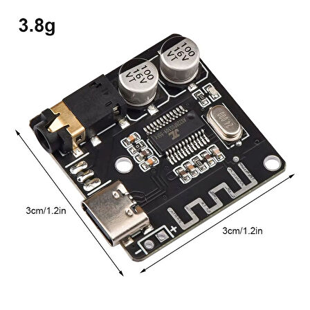 DIY Bluetooth 5.1 Audio Receiver Module MP3 Bluetooth Alıcı Modülü Araç Hoparlör Amfi