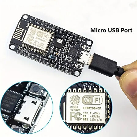 ESP8266 CP2102 Geliştirme Kartı