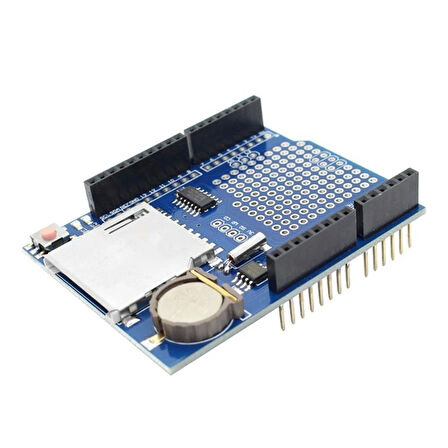 Data Kayıt SD Kartlı Data Logging Shield Reset Butonlu