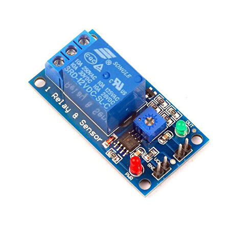 12V Toprak Nem Sensör Rölesi Ayarlı Nem Otomatil Sulama Ayar Kartı