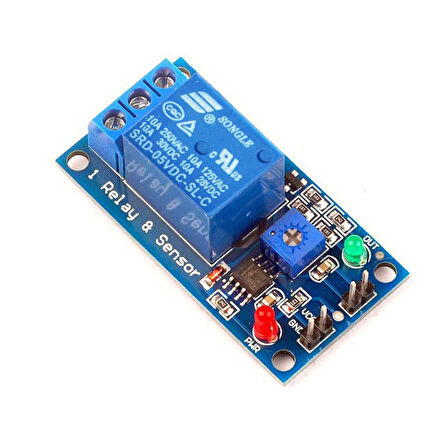 5V Toprak Nem Sensör Rölesi Ayarlı Nem Otomatil Sulama Ayar Kartı