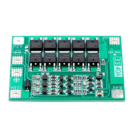 3 strings 11.1V 12.6V 18650 Lityum Batarya Koruma Devresi
