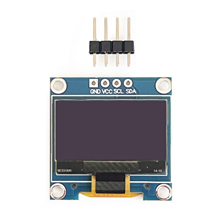 0.96" Mavi Yeşil Dual Color OLED LCD Ekran I2C IIC Communication Display