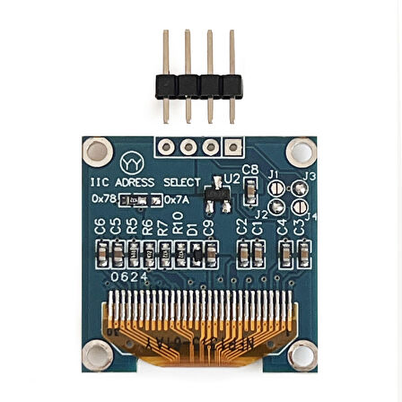 0.96" Mavi Yeşil Dual Color OLED LCD Ekran I2C IIC Communication Display