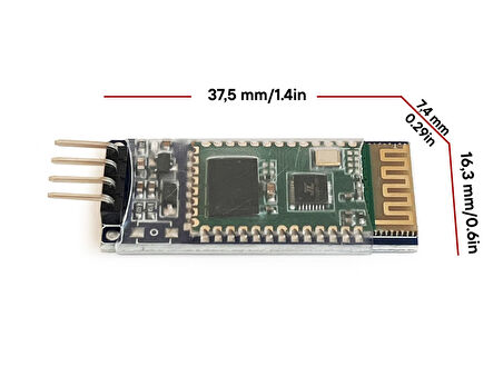 HC-05 Master-Slave Entegre Bluetooth Modülü