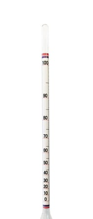 AEK-Tech 0-100 Uzun Form Alkolmetre Hidrometre ve 250ml Mezür Seti