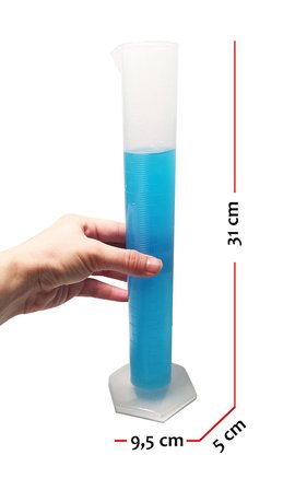 AEK-Tech Üçlü Ölçek Hidrometre ve 250ml Mezür Seti