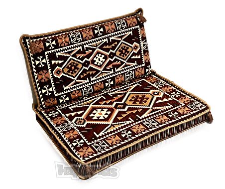 Anadolu Şark Köşesi Tekli Sedir Takımı Kahve