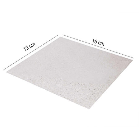 Mikrodalga Fırın Yansıtıcı Mika Levha Plaka 13x16 cm Yedek Parça Uyumlu