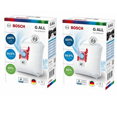 BOSCH BSG 6B111 Logo G ALL Toz Torbası (Kutulu 2 Ürün)