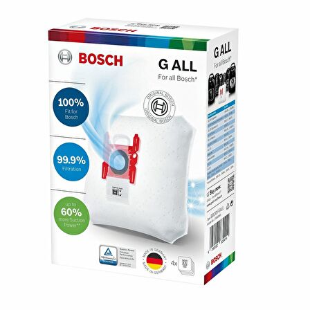 BOSCH Elektrikli Süpürge Toz Torbası (Kutulu Ürün)